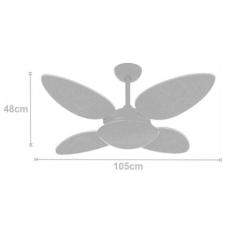 Ventilador de Teto Volare Petalo Quad Branco 220V - CASAH, 220V