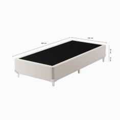 Base Box Solteirão 108x198cm Bege