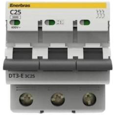 Disjuntor Termomagnético Tripolar Enerbras - 32 A