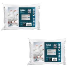 Kit de 2 Travesseiros Plumax Macio - Alto - Fibrasca
