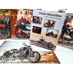 Quebra-Cabeça Cognitivo Reabilitação para Idosos - Motocicletas - Reid