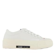 Tênis Coca Cola Daytona Key Leather Feminino Branco e Off White
