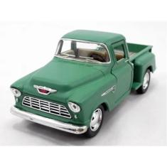 Miniatura Carro Chevy Stepside Pick-up 1955 1/32  (Verde)