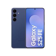 Smartphone Samsung Galaxy S25 FE 128GB 5G 8GB RAM Azul Marinho 6,7" Câ