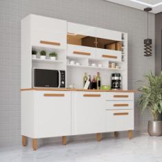Armário de Cozinha 6 Portas 2 Gavetas Alexia Top - IMOP Móveis