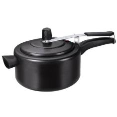 Panela de Pressão Alumínio Fortaleza Black - 3L, 3L, Preto