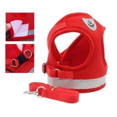 Peitoral Guia Gato Cachorro Cao Pet Coleira Faixa Refletiva Colete Animal de Estimaçao