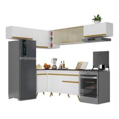 Armário de Cozinha Completa de Canto Veneza Multimóveis V2060