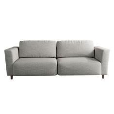 Sofá 3 Lugares Munique com Chaise Esquerdo Poliéster Cinza