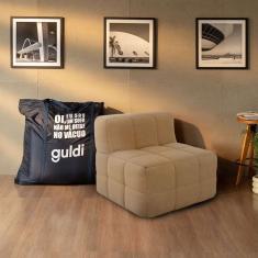 módulo central sofá guldi popup linho bege