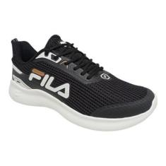 Tênis Fila Gear Feminino - Preto/Branco-Feminino
