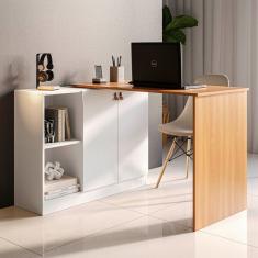 Mesa Escrivaninha Versa Home Com Tampo Multifuncional 2 Porta