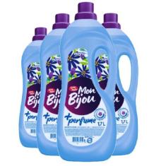 Kit 4 Amaciante de Roupas Bombril MonBijou Perfume 1,7L Cada