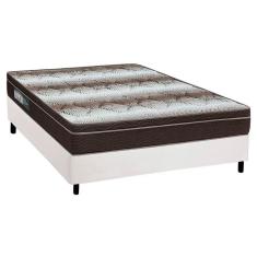 Conjunto Box-ColchãoOrtobom Light + Cama Casal 138