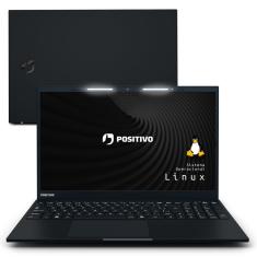 Notebook Positivo Vision R15 AMD Ryzen 5-5500U Linux 16GB RAM 512GB SSD 15.6 IPS Full HD Lumina Bar - Preto