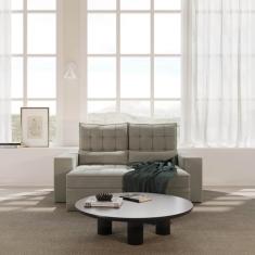 Sofá Retrátil e Reclinável 3 Lugares 190cm Embaúba Extra CabeCasa Made