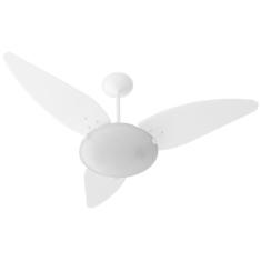 Ventilador de teto Venti-Delta Magnes branco com 3 pás de mdf lacado, 