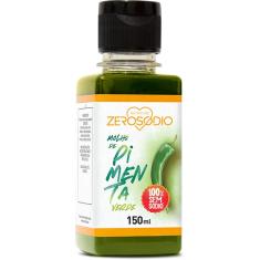 Molho de Pimenta Verde Zero Sódio -150ML - Saúde e Bem Estar