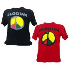 Kit 2 Camisetas Olodum Símbolo Gigante Gola Redonda