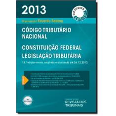 Rt Código 2013: Código Tributário Nacional - Revista Dos Tribunais