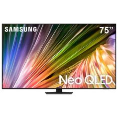 Smart TV 75” 4K Samsung Neo QLED, 75QN85D AI Energy Mode, Dolby Atmos, Alexa built in, Wi-Fi, Bluetooth, USB e HDMI 