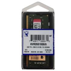 Memória RAM ValueRAM 8GB ddr4 2666 Kingston KVR26S19S8/8 para notebook pc4 m84