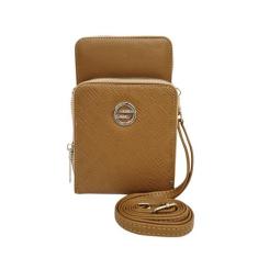 Bolsa carteira feminina porta celular transversal tiracolo - Miss Dong