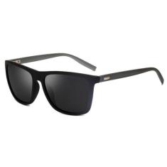 Óculos de Sol Quadrado Unissex com Lente Polarizada e Proteção UV400 -