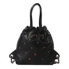 Bolsas transversais de moda feminina Alça de corrente leve Bolsas de ombro acolchoadas de designer (Green)