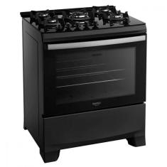 Fogao Dako 5 Bocas Supreme Glass TC Preto Bivolt