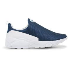 Tênis Casual Unisex Fitness Sport Leve Treino - SCH, Azul, Branco, 37