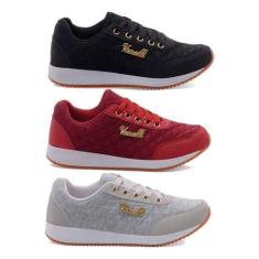 Tênis Feminino Academia - Kit 3 Tênis Super Confortáveis - Vanelli, 35