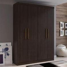 Guarda Roupa 4 Portas 2 Gavetas Supreme - Batrol Móveis