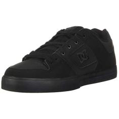 DC Shoes Tênis masculino de skate casual de cano baixo com cadarço, Preto/preto pirata, 41