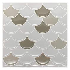 Pastilha Adesiva Resinada Escamas Kit 4 Placas Adesivo 3 M