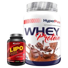 Whey Protein 900g + Lipo Class Red 60 caps - Hyperpure