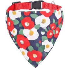 Coleira de cachorro com bandana japonesa ajustável triangular cachecol acessórios para cães, gatos, animais de estimação