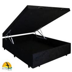 Cama Box Baú Viúva com 48cm de altura - Super Reforçado