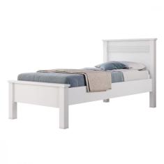 Cama de Solteiro 88 Barcelona Branca Conquista