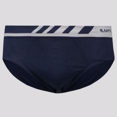 Cueca Slip Lupo Microfibra Sem Costura Marinho, M