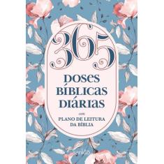 365 Doses Bíblicas Diárias Floral - Com Plano De Leitura Da Bíblia - M