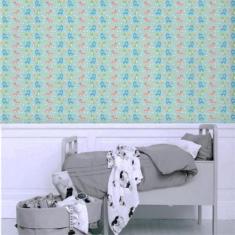 Papel de Parede Infantil Dinossauros Baby - CASA H
