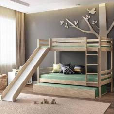 Treliche Teen Play com Escorregador Casatema Marroml