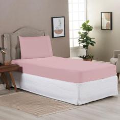 Lençol Solteiro 2 Peças 400 Fios Micro percal - Bela Casa Shopping Hom