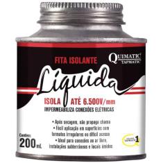 Fita Isolante Líquida Quimatic Preta 200ml - Bd1 - Tapmatic