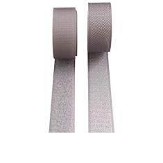 Fecho De Contato Macho E Fêmea 25mm X 1 Metro Cinza Escuro