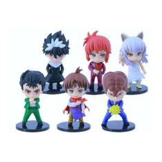 6pcs Hakusho Yusuke figura modelo de brinquedo