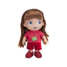 Boneca Gi Neto Aventureira 14 Frases Luccas Neto - ROSITA, Vermelho