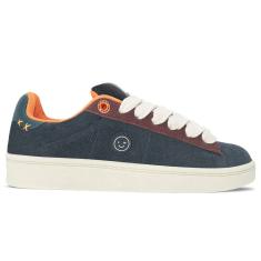 Tênis West Coast X Orange 113 Unissex Camurça | Navy Beige