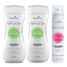 Kit 2 Sabonete Íntimo Líquido Sensação Arruda + 1 Desodorante Íntimo S